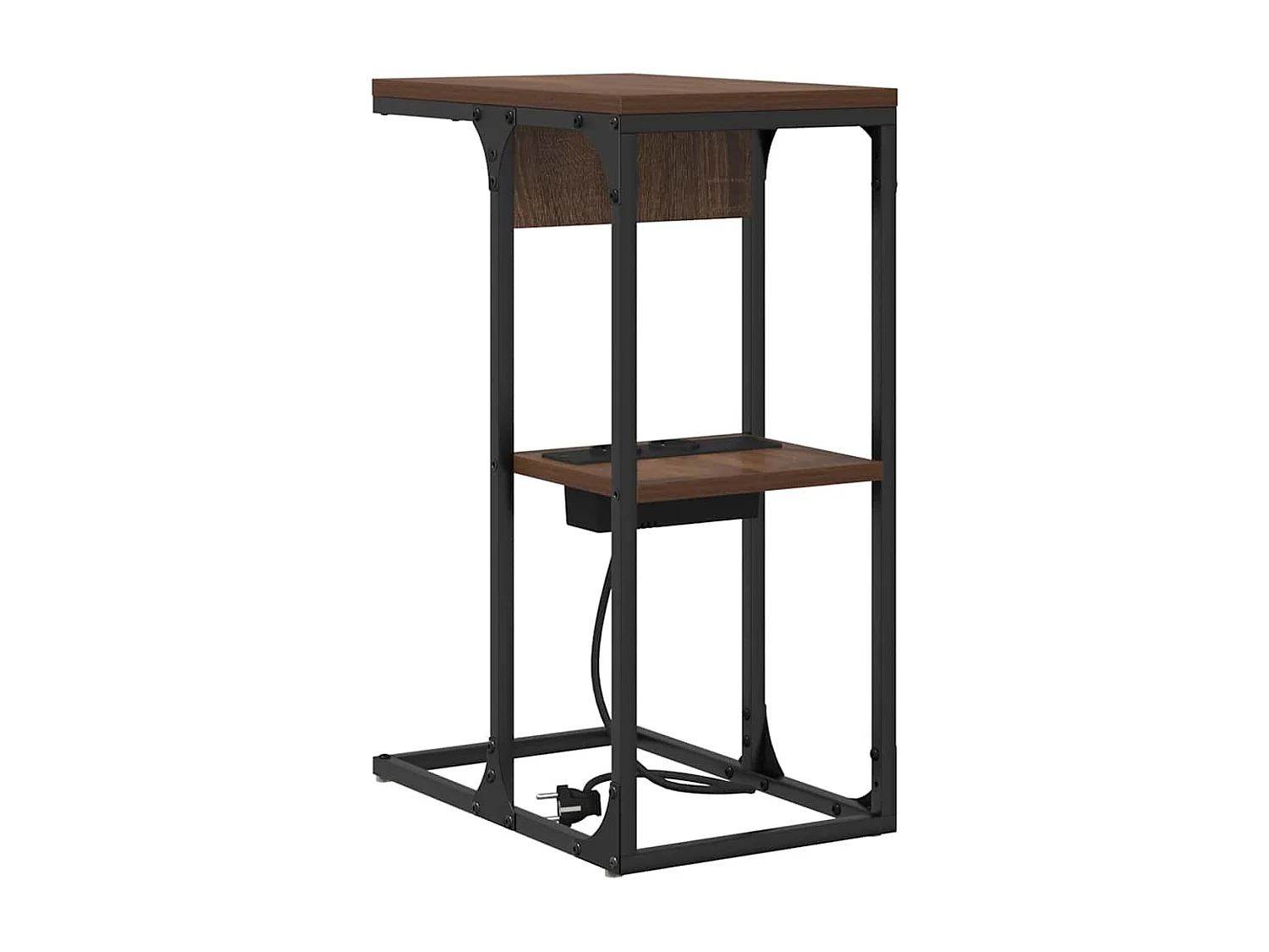 Table de chevet Chêne marron 41.5 x 26 x 60.5 cm