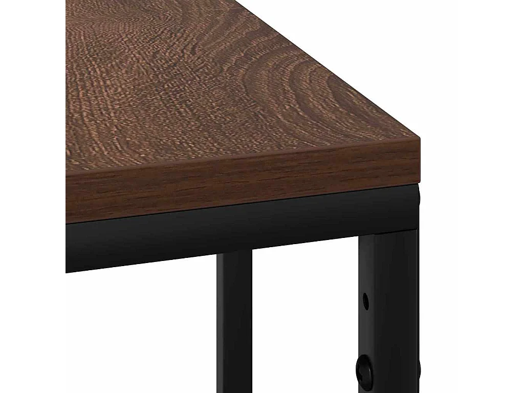 Table de chevet Chêne marron 41.5 x 26 x 60.5 cm