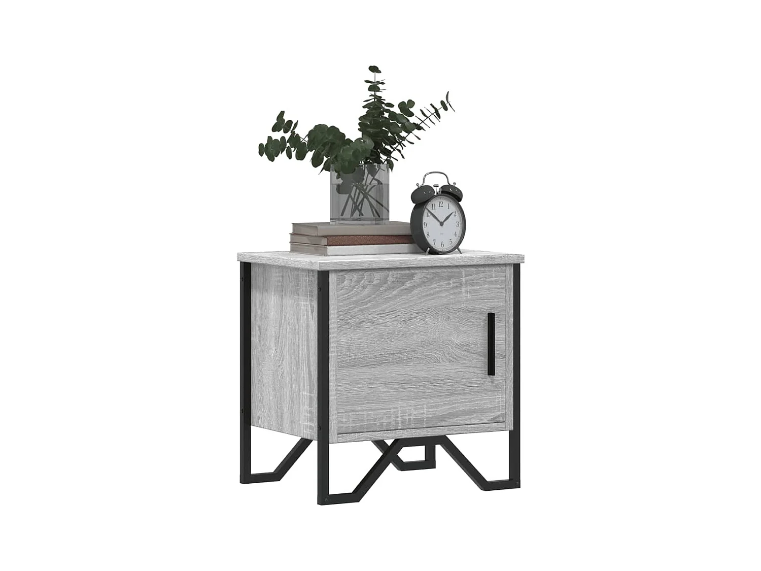 Nachtkastjes 2 stuks sonoma grijs 40x30x40 cm bewerkt hout