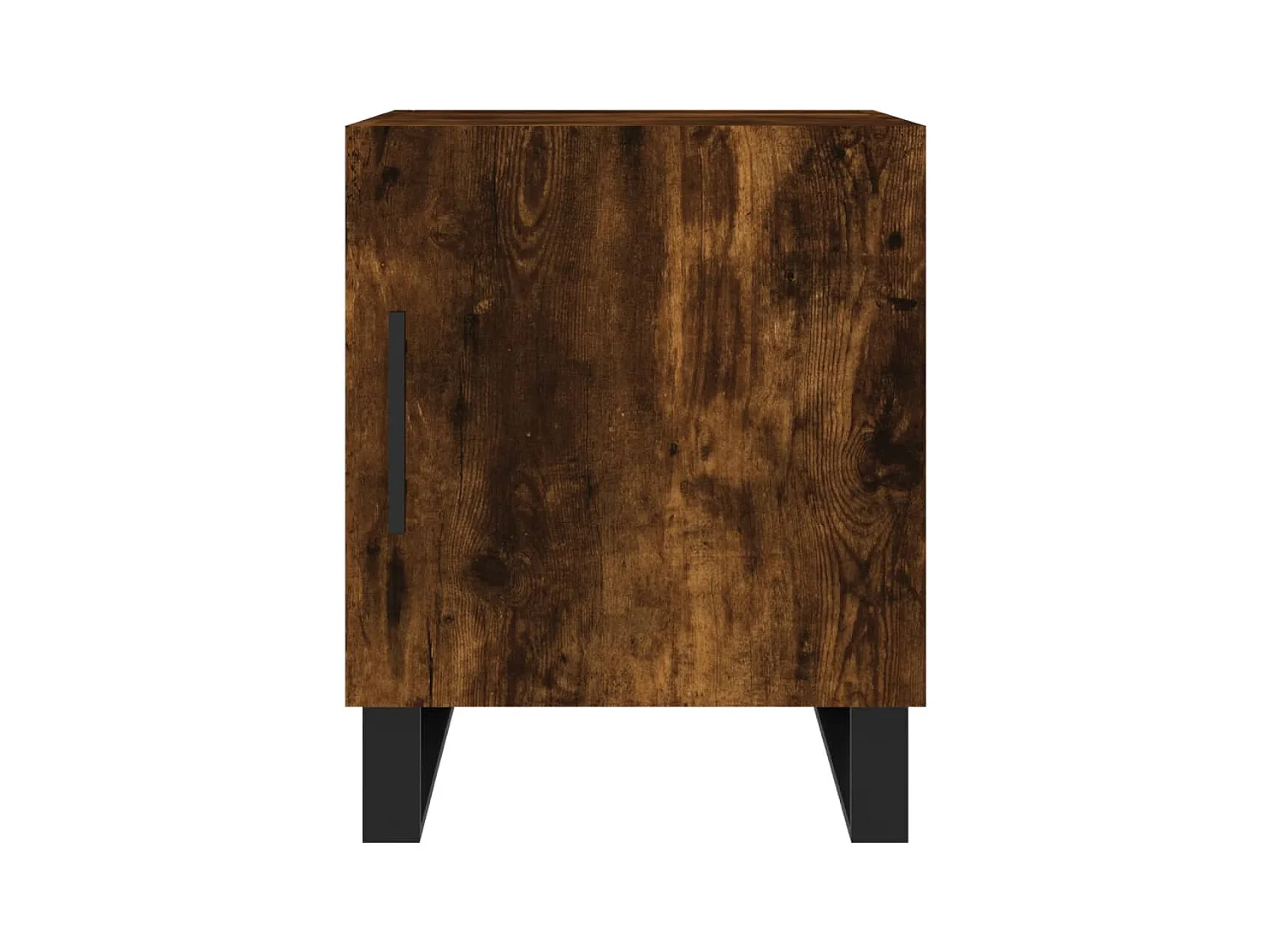 Mesitas de noche 2 piezas roble ahumado 40x40x50 cm madera de ingeniería