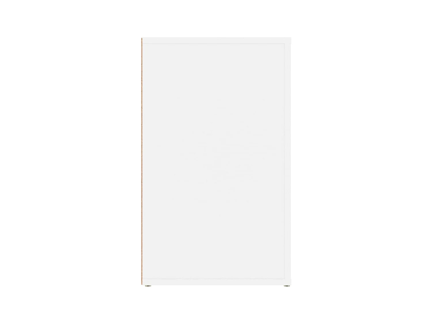 Nachtkastje Wit 50x36x60 cm Bewerkt hout