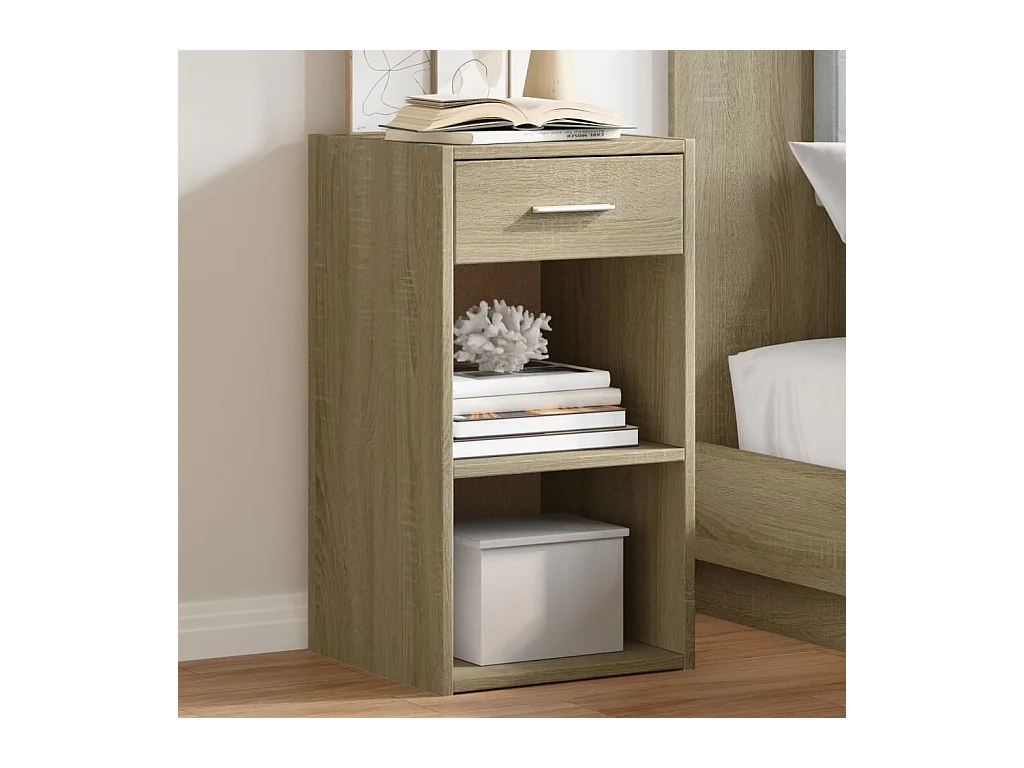 Comodini 2 pezzi rovere sonoma 35x34x65 cm legno ingegnerizzato