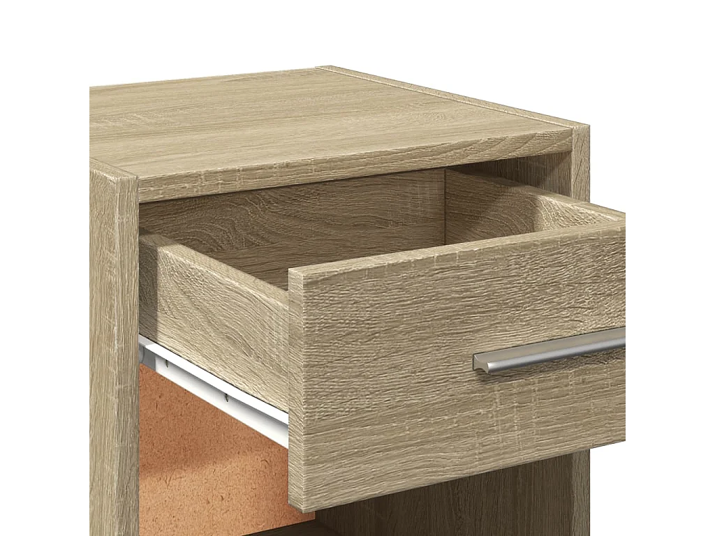 Comodini 2 pezzi rovere sonoma 35x34x65 cm legno ingegnerizzato
