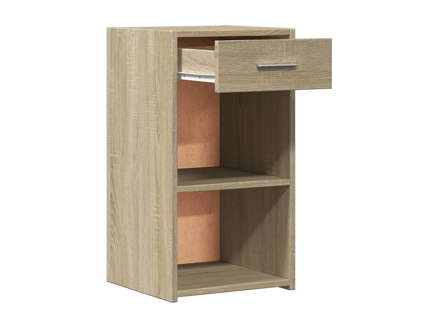 Tables de chevet 2 pcs chêne sonoma 35x34x65 cm bois ingénierie