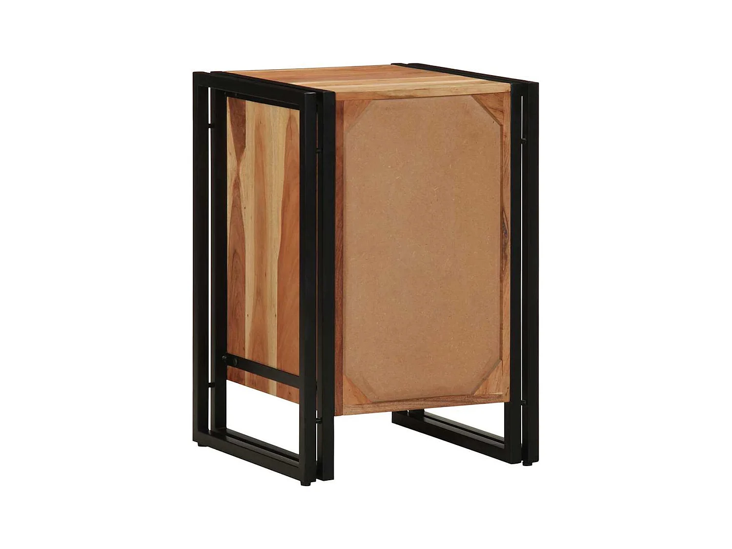 Comodino marrone 40 x 40 x 59 cm Legno massello di acacia