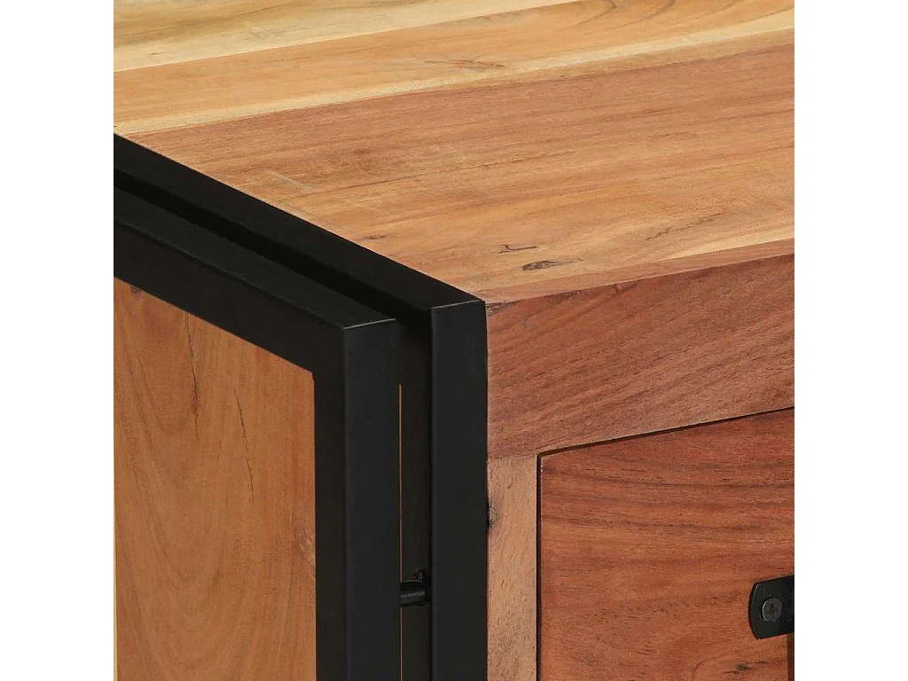 Cabinet de chevet Marron 40 x 40 x 59 cm Bois d'acacia massif