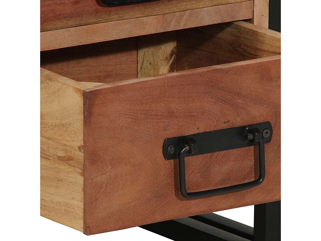 Cabinet de chevet Marron 40 x 40 x 59 cm Bois d'acacia massif