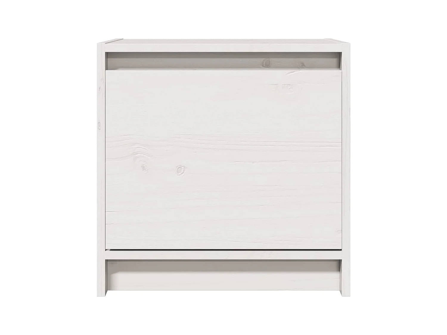Mesitas de noche 2 uds Blanco 40x30,5x40 cm Madera maciza de pino