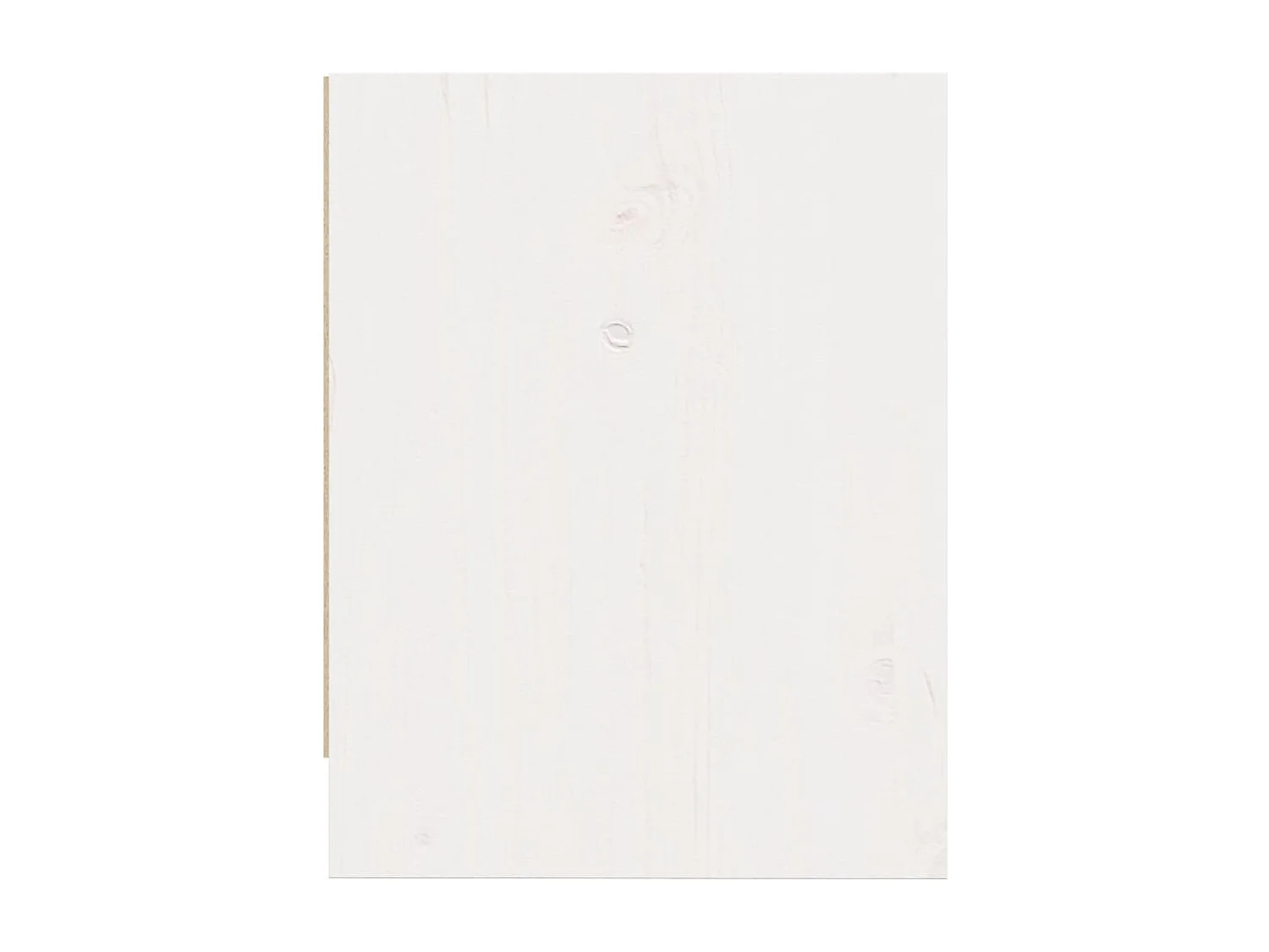 Comodini 2 pz Bianco 40x30,5x40 cm Legno massello di pino