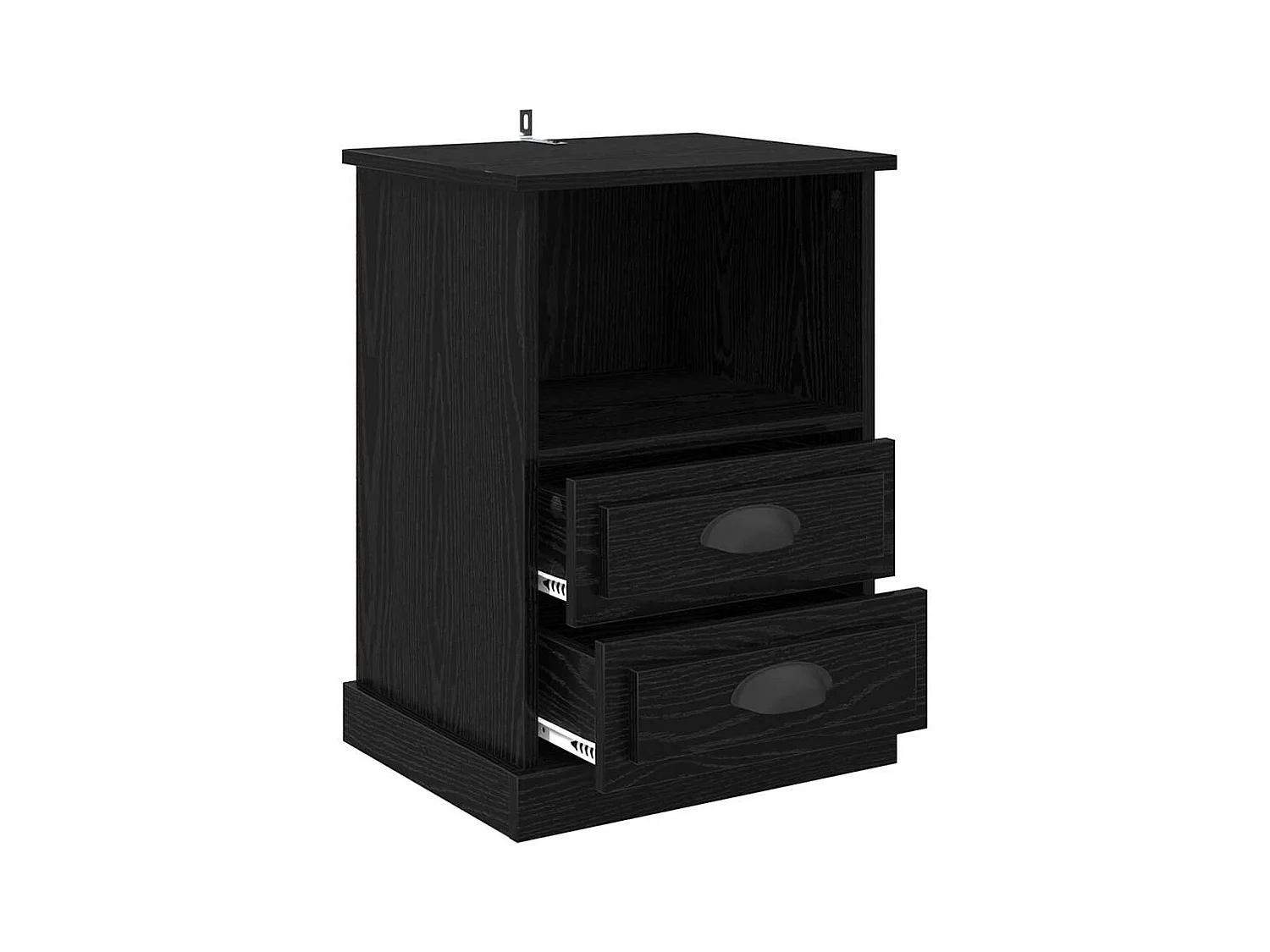 Cabinet de chevet Chêne noir 43 x 36 x 60 cm Bois d'ingénierie