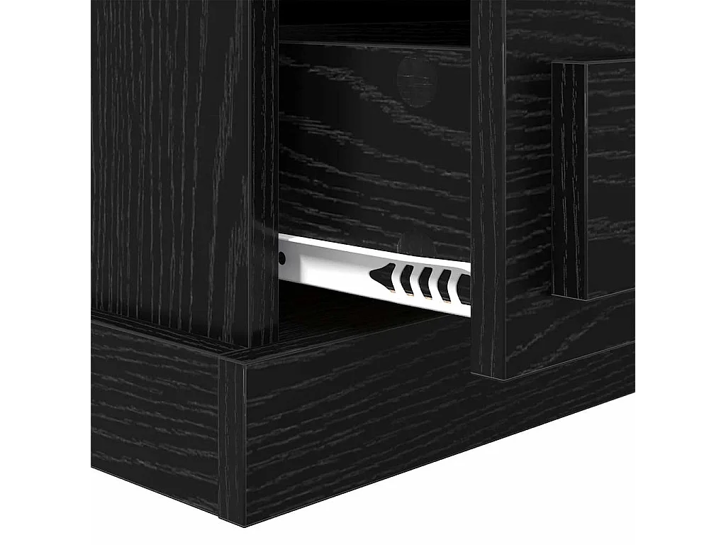 Cabinet de chevet Chêne noir 43 x 36 x 60 cm Bois d'ingénierie