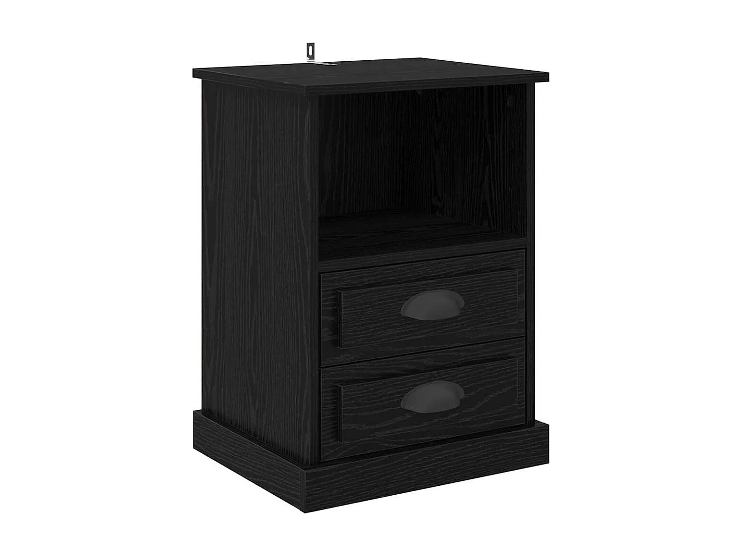 Cabinet de chevet Chêne noir 43 x 36 x 60 cm Bois d'ingénierie
