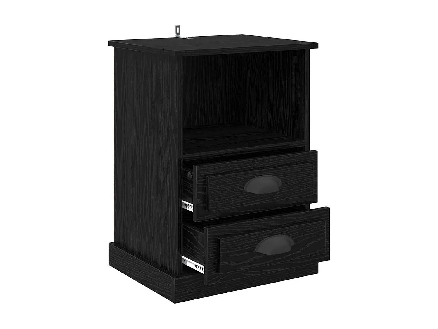 Cabinet de chevet Chêne noir 43 x 36 x 60 cm Bois d'ingénierie