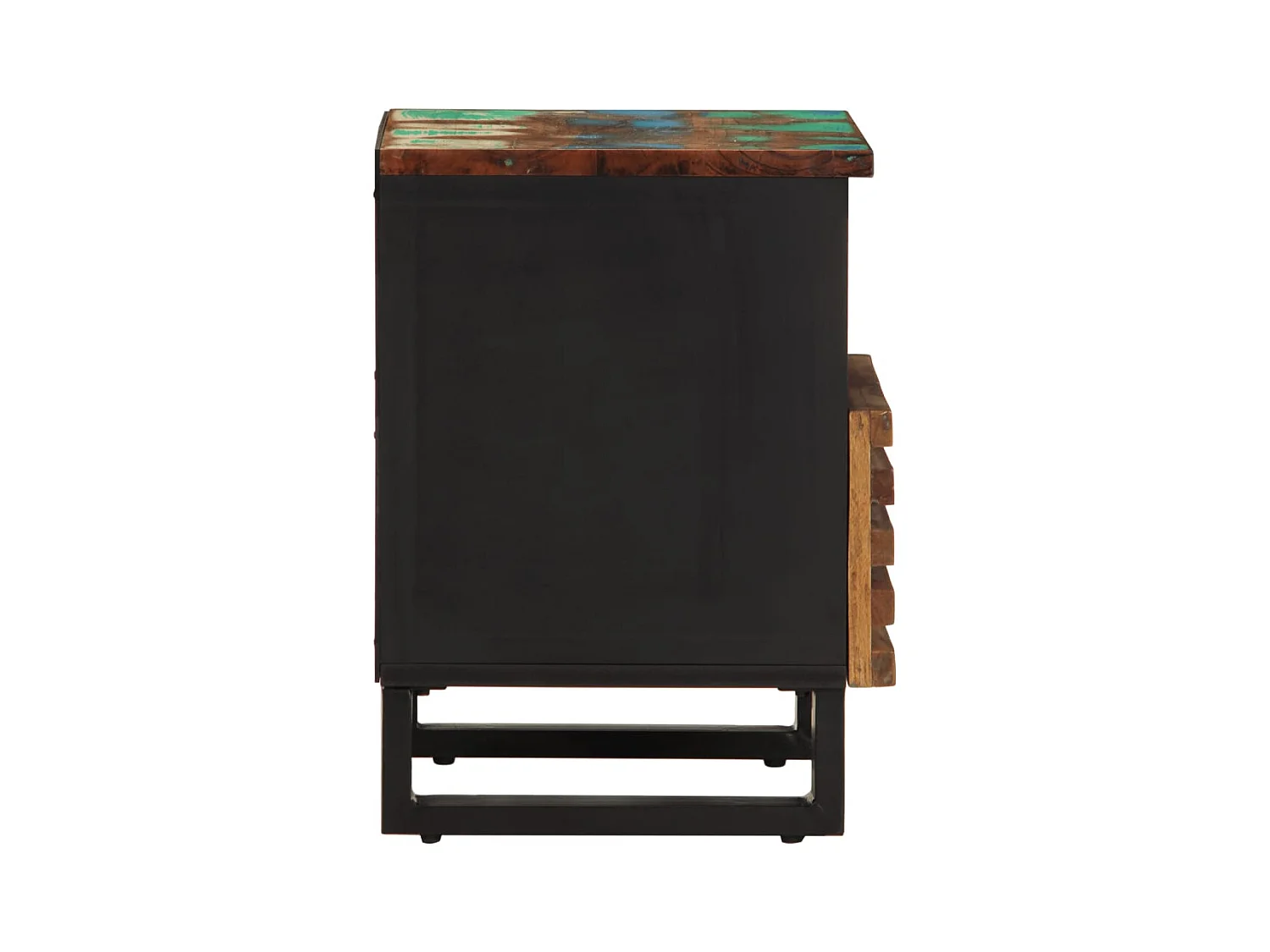 Mesitas de noche 2 uds 40x34x46 cm madera maciza recuperada