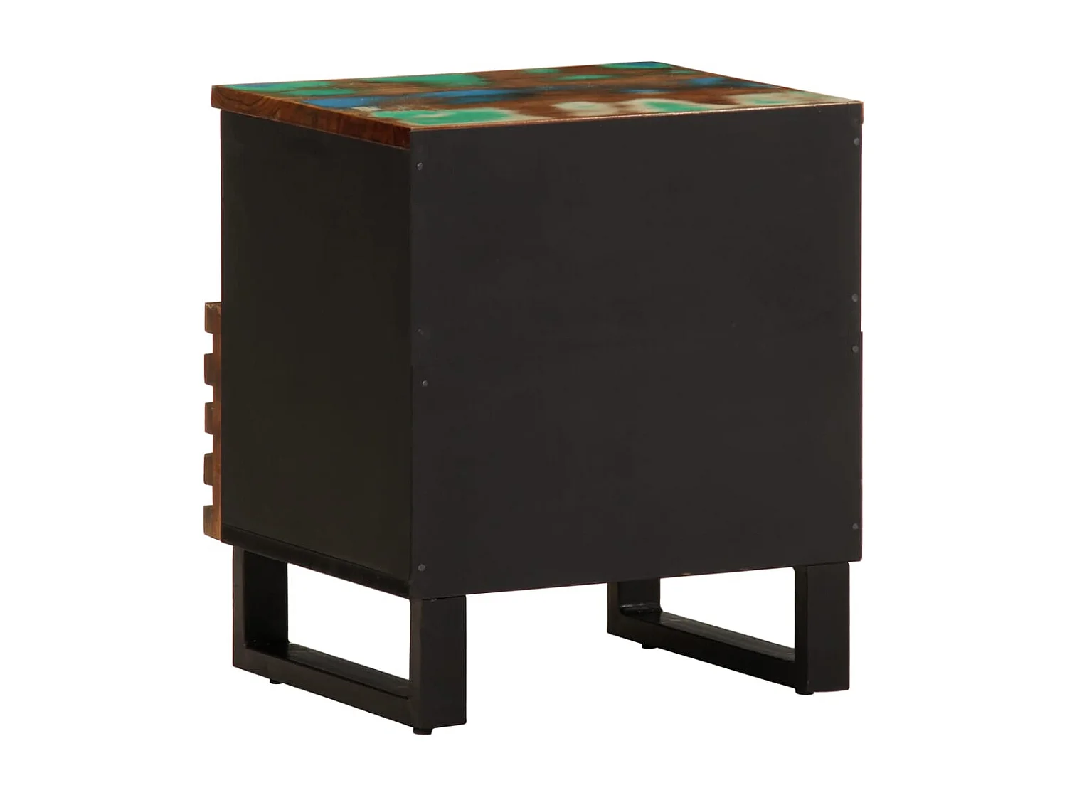 Mesitas de noche 2 uds 40x34x46 cm madera maciza recuperada