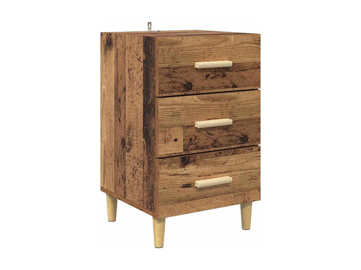 Cabinet de chevet Bois ancien 40 x 40 x 66 cm Bois d'ingénierie