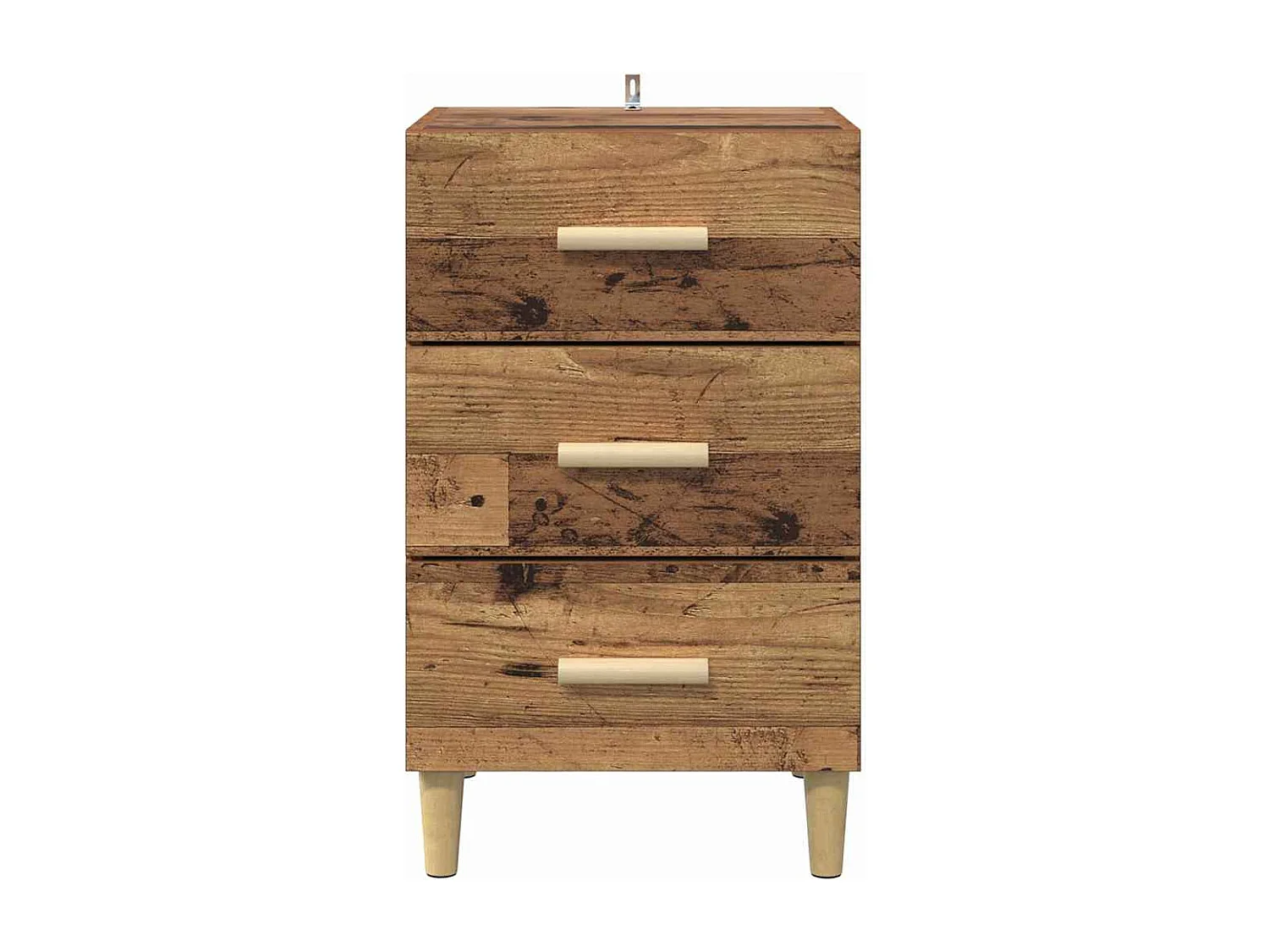 Cabinet de chevet Bois ancien 40 x 40 x 66 cm Bois d'ingénierie