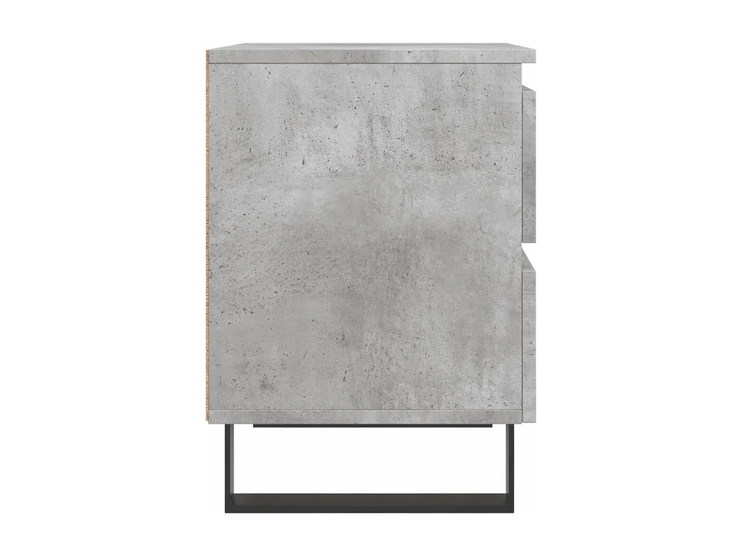 Table de chevet gris béton 40x35x50 cm bois d’ingénierie