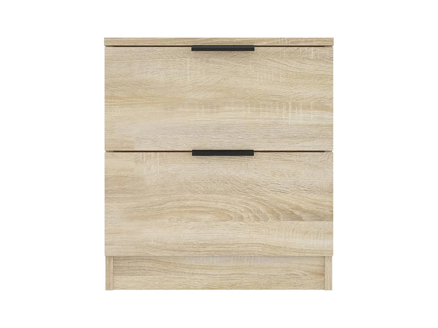 Juego de mesita de noche de 2 piezas de madera de ingeniería de roble Sonoma