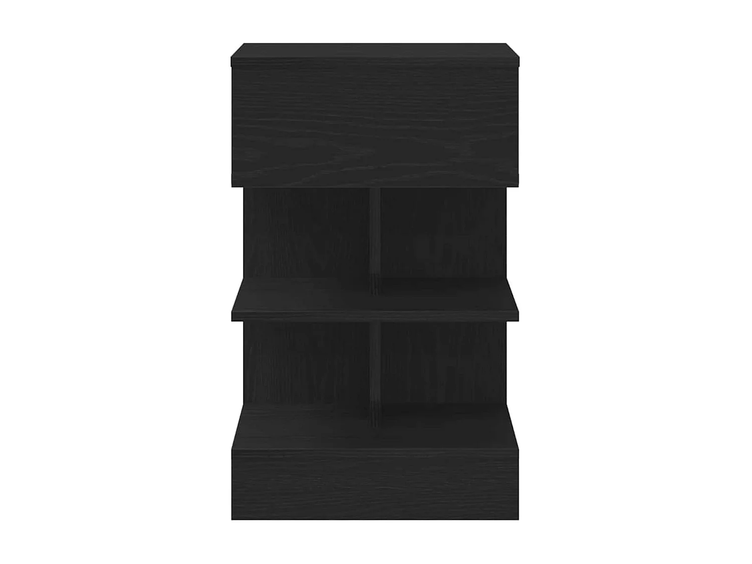 Cabinet de chevet avec tiroir 2 pcs Chêne noir 40 x 35 x 65 cm