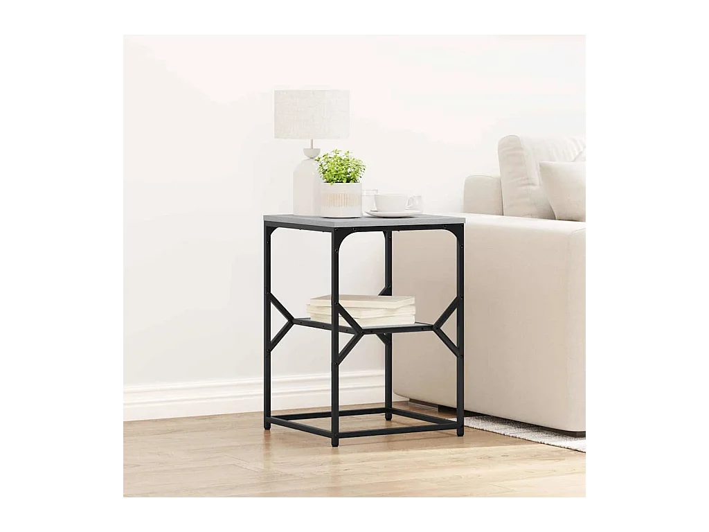 Table d'appoint Sonoma gris 41 x 40 x 60 cm