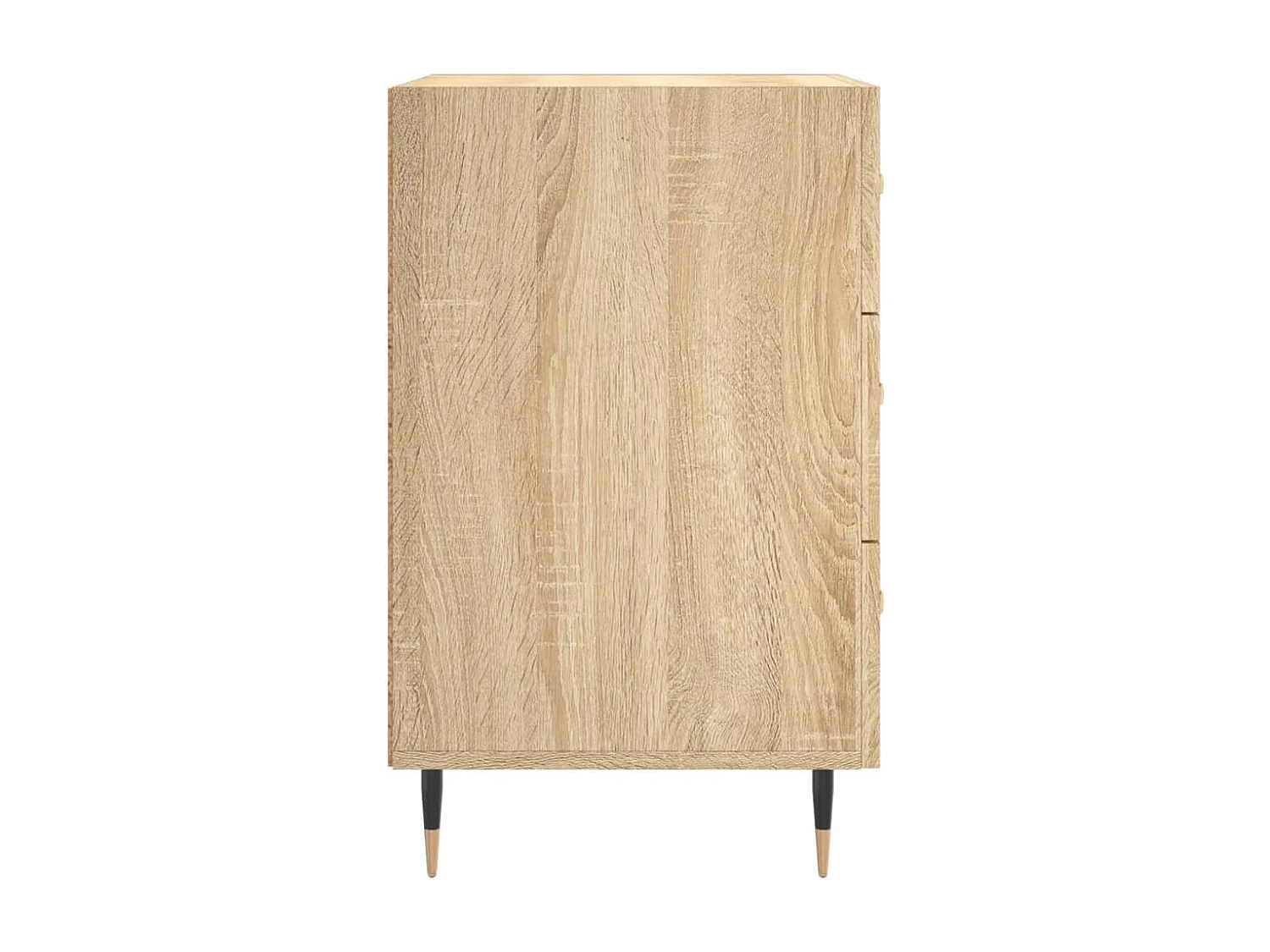 Table de chevet chêne sonoma 40x40x66 cm bois d'ingénierie