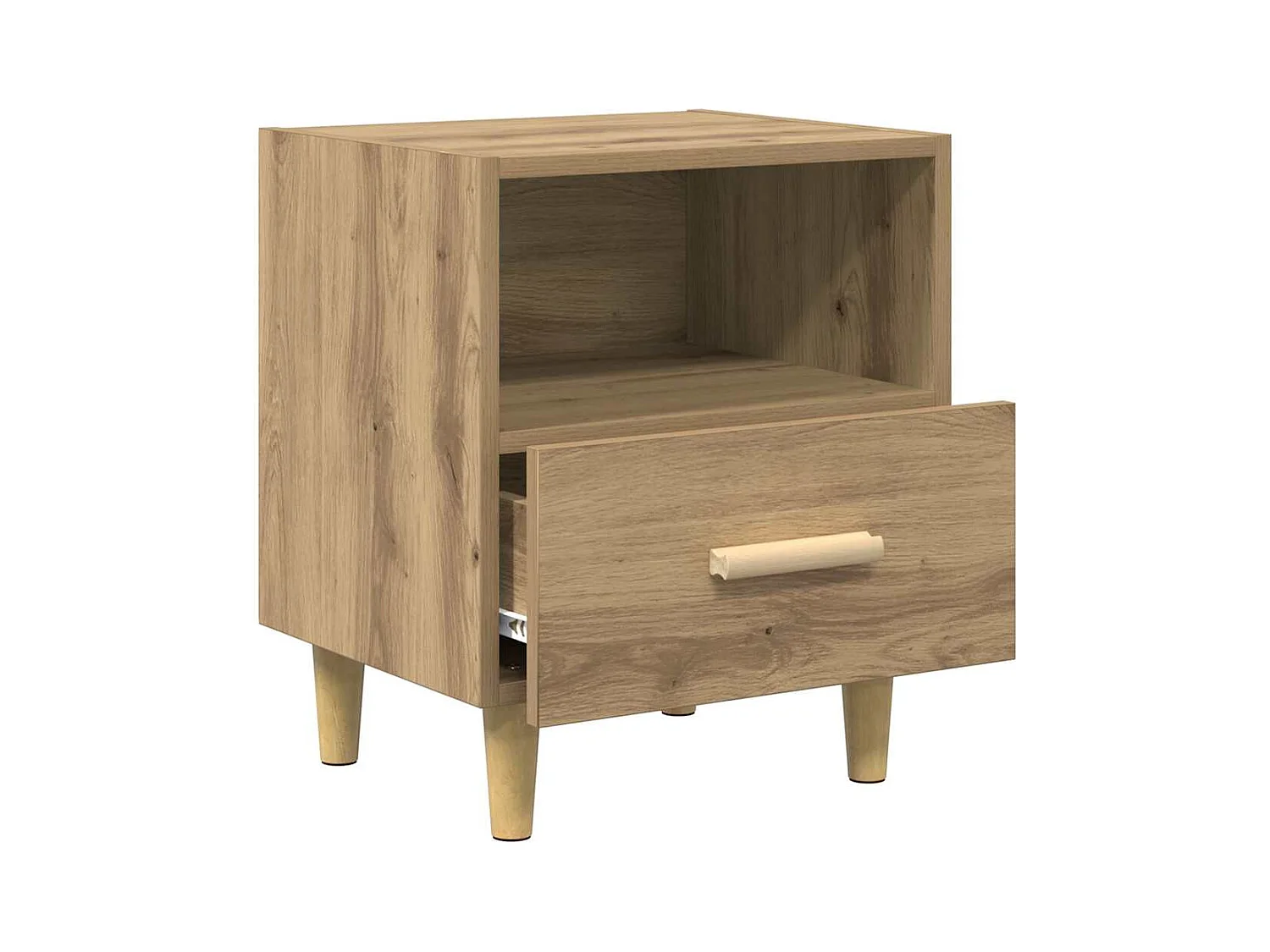 Cabinet de chevet 2 pcs chêne artisanal 40 x 35 x 47.5 cm