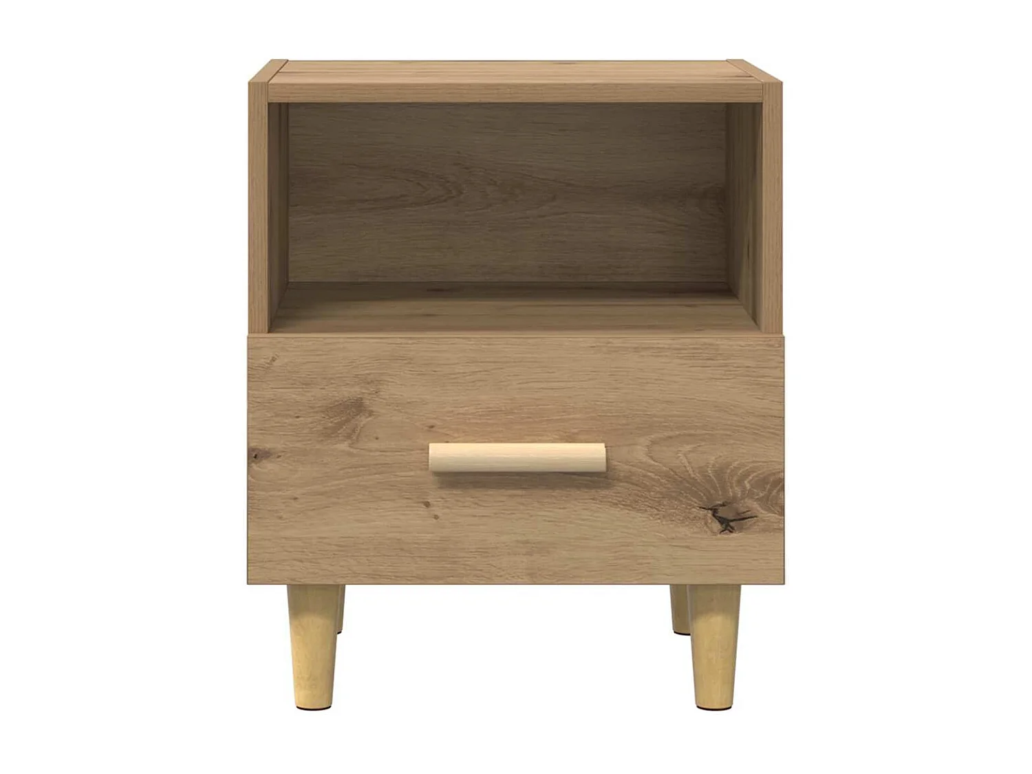 Cabinet de chevet 2 pcs chêne artisanal 40 x 35 x 47.5 cm