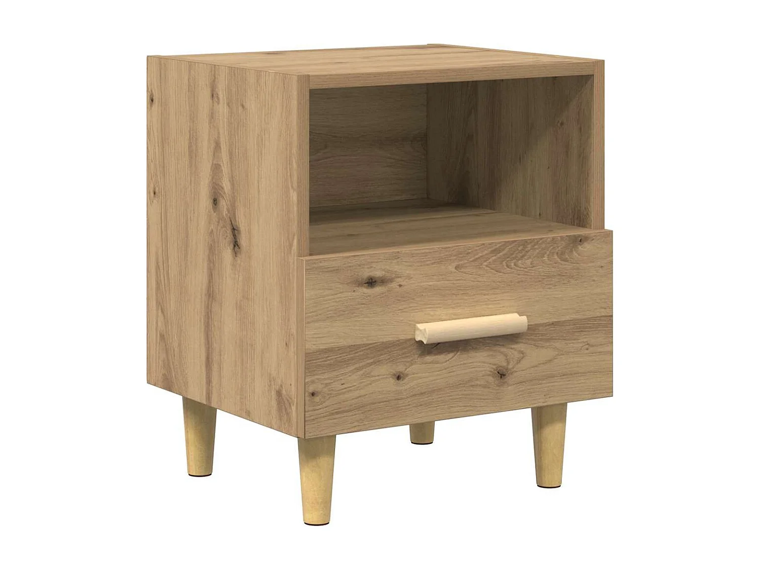 Cabinet de chevet 2 pcs chêne artisanal 40 x 35 x 47.5 cm