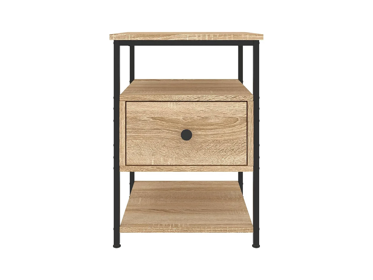 Tables de chevet 2 pcs chêne sonoma 40x42x56 cm bois ingénierie