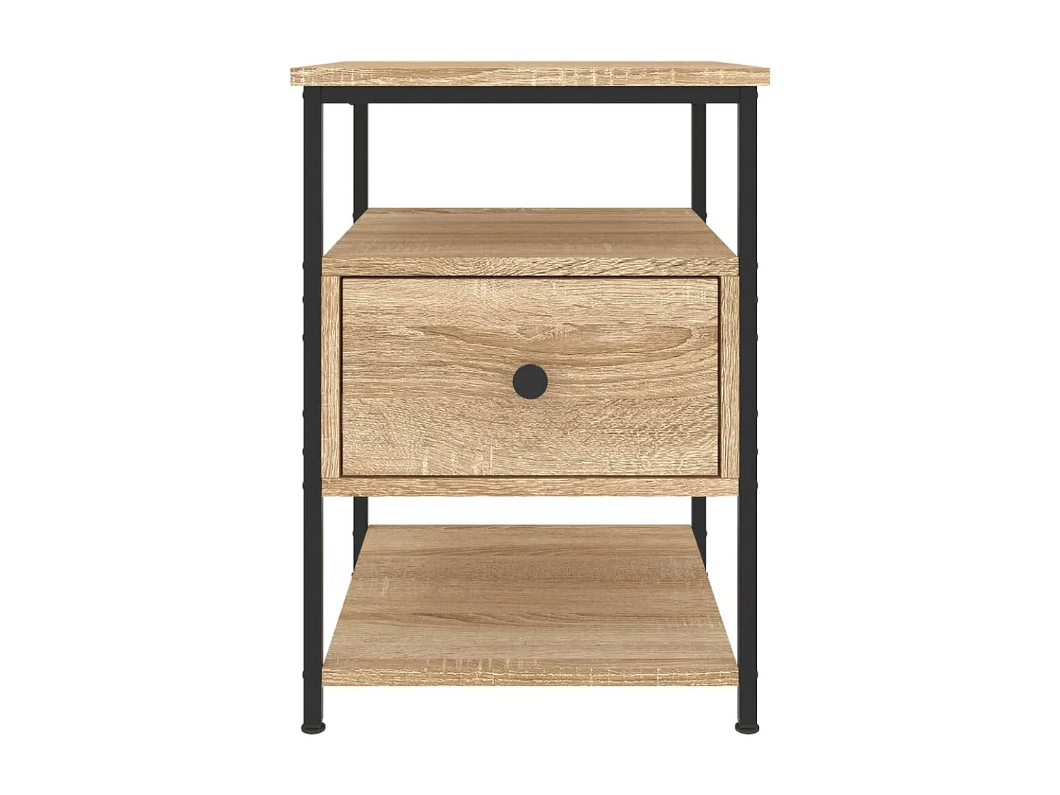 Tables de chevet 2 pcs chêne sonoma 40x42x56 cm bois ingénierie