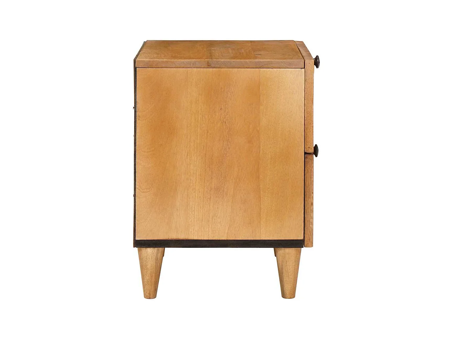 Mesita de noche con cajón Marrón claro 40 x 33 x 46 cm