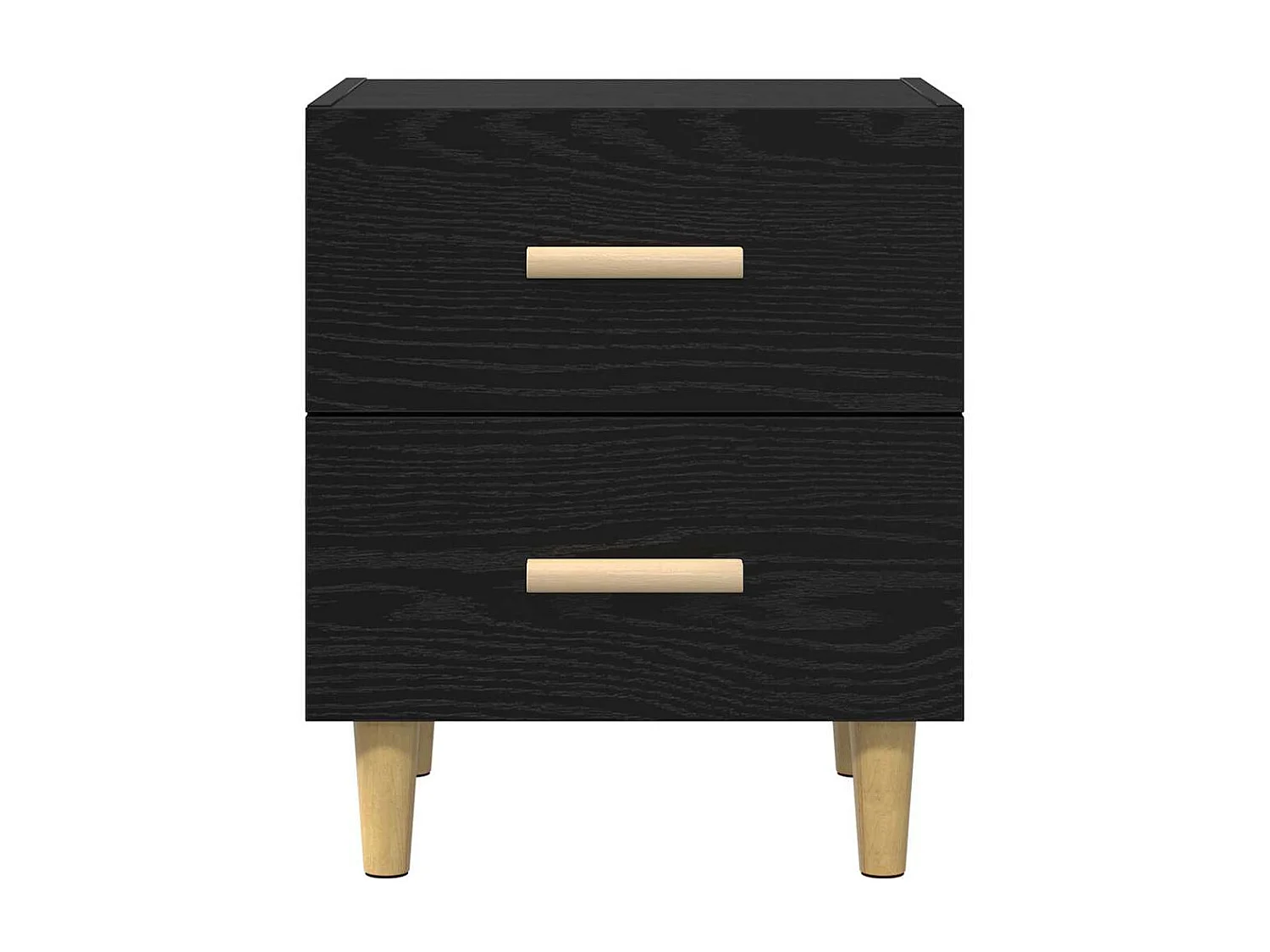 Armoire de lit Chêne noir 40 x 35 x 47.5 cm Bois d'ingénierie