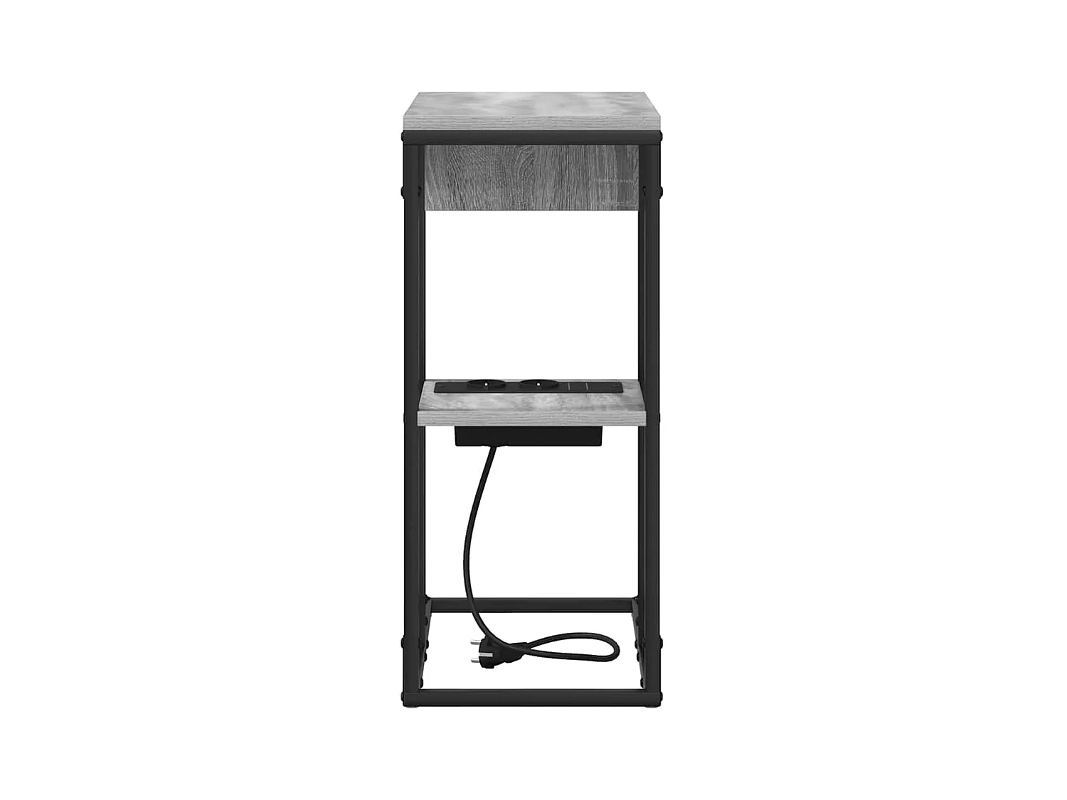 Comodino Sonoma grigio 41,5 x 26 x 60,5 cm