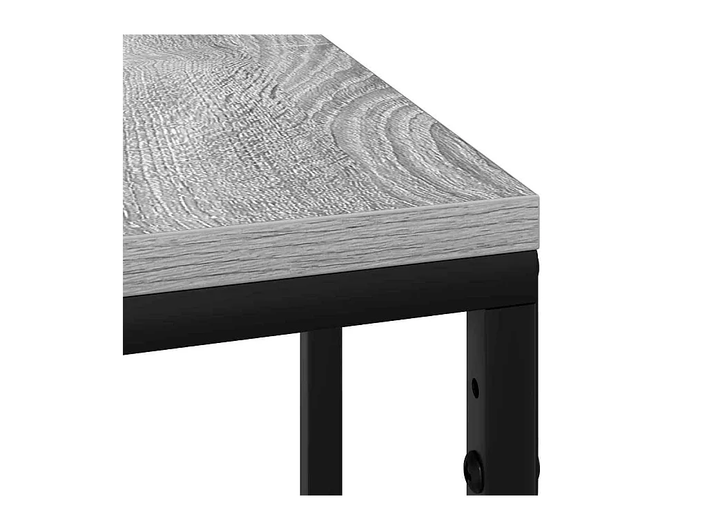 Comodino Sonoma grigio 41,5 x 26 x 60,5 cm