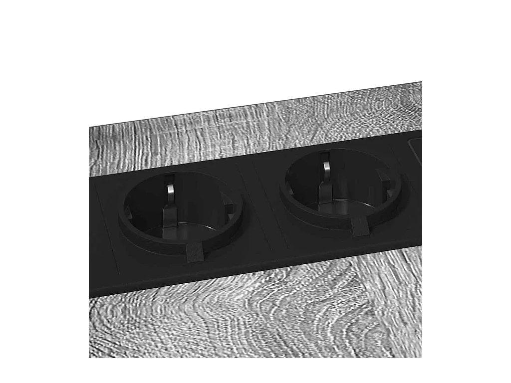 Comodino Sonoma grigio 41,5 x 26 x 60,5 cm