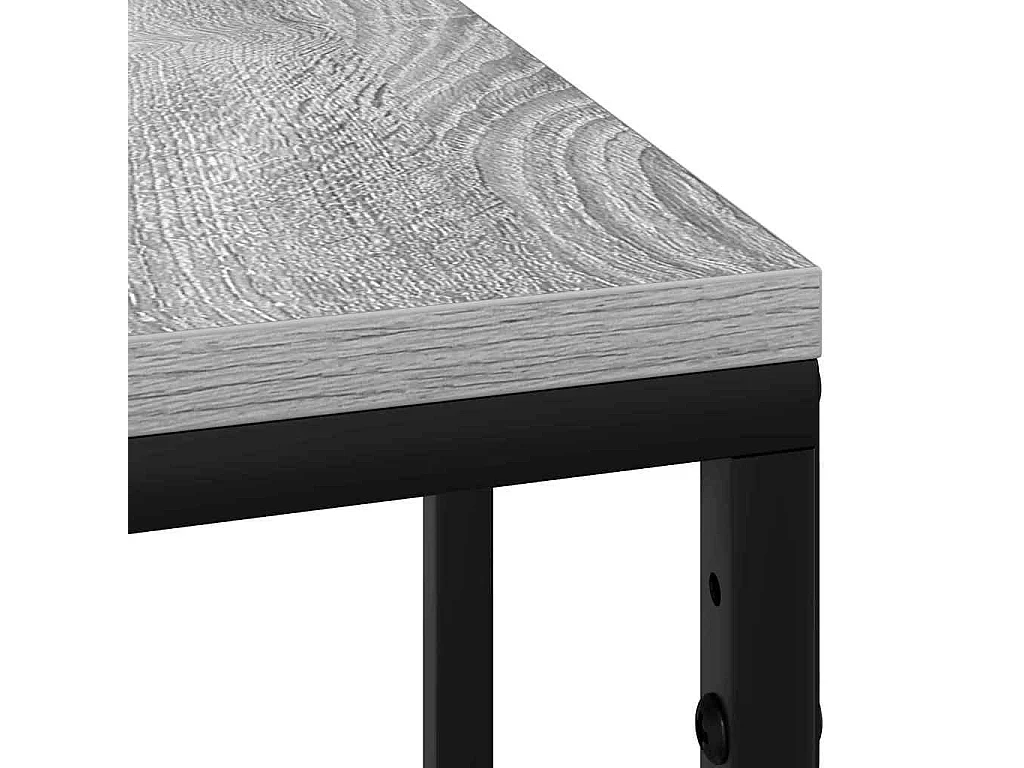 Comodino Sonoma grigio 41,5 x 26 x 60,5 cm