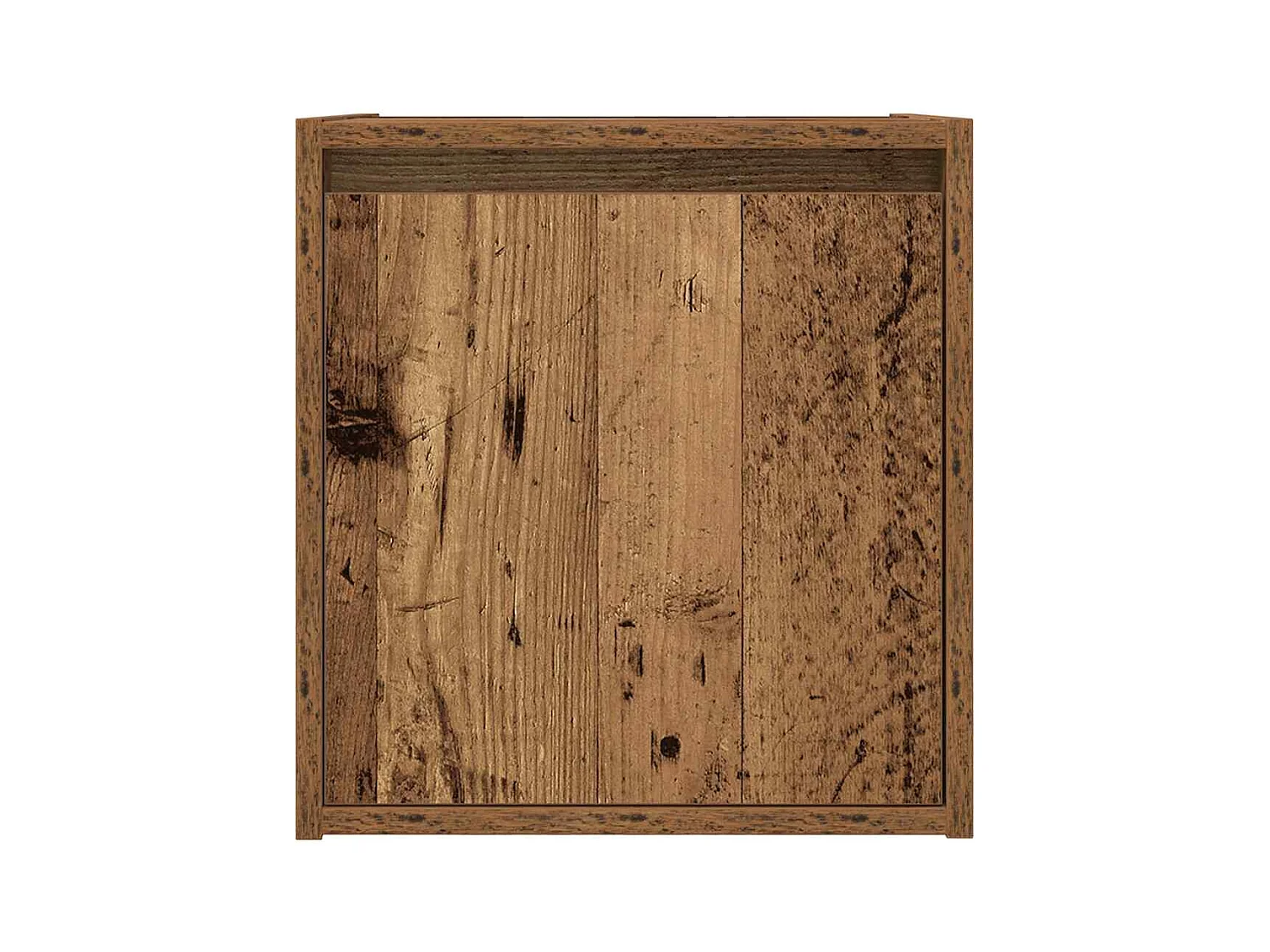 Comodini da parete 2 pezzi in legno vecchio 38x34x40 cm