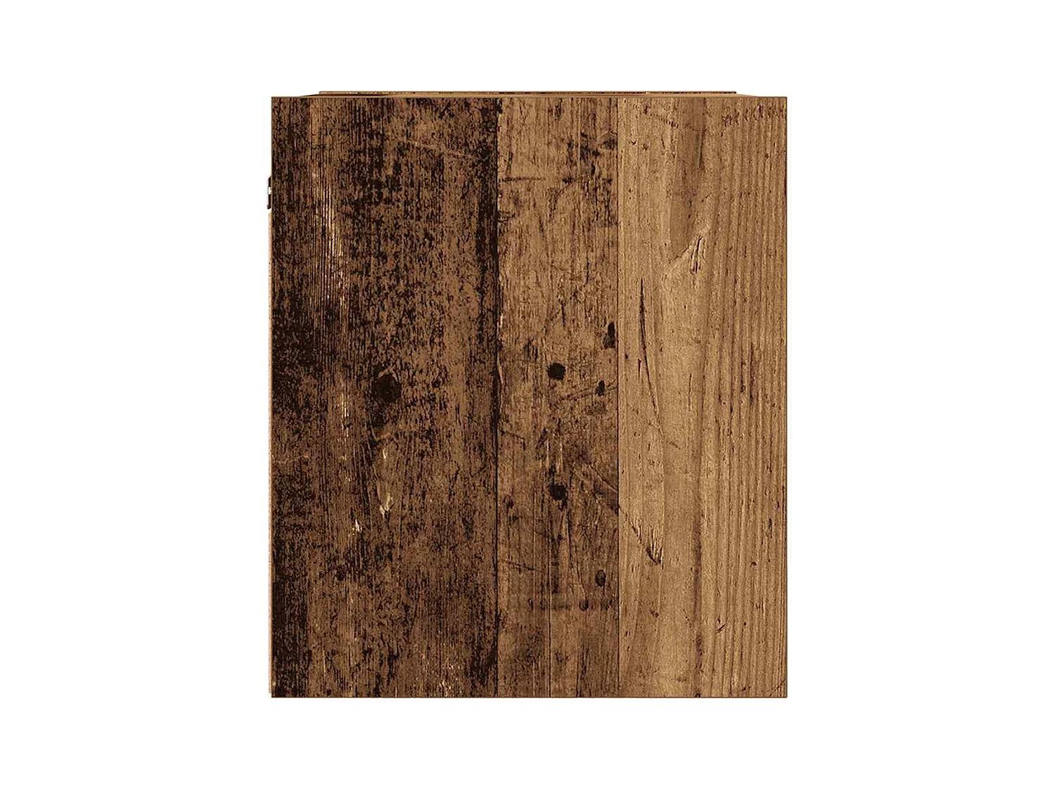 Comodini da parete 2 pezzi in legno vecchio 38x34x40 cm