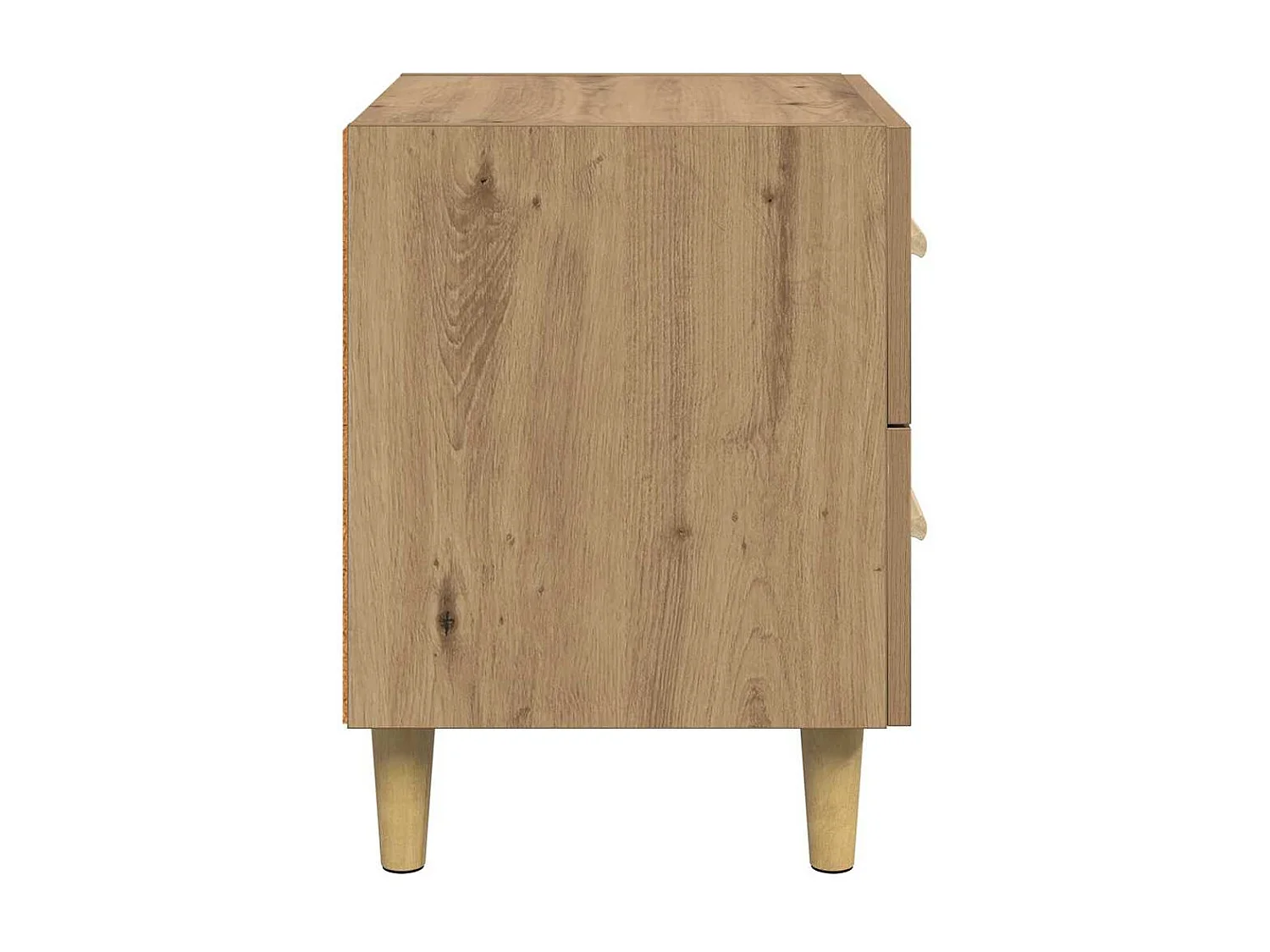 Armoire de lit avec tiroir chêne artisanal 40 x 35 x 47.5 cm