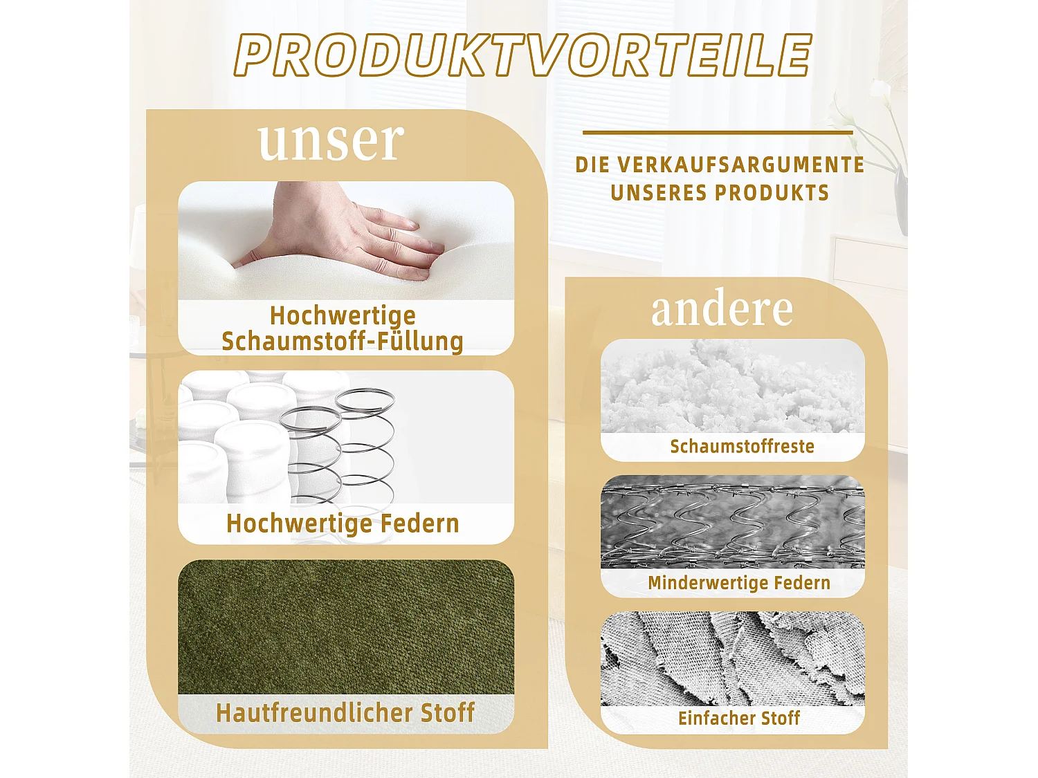 Modulares Sofa - 198 x 79 x 60 cm - umbaubar - mit Seitentaschen - Chenille - grün