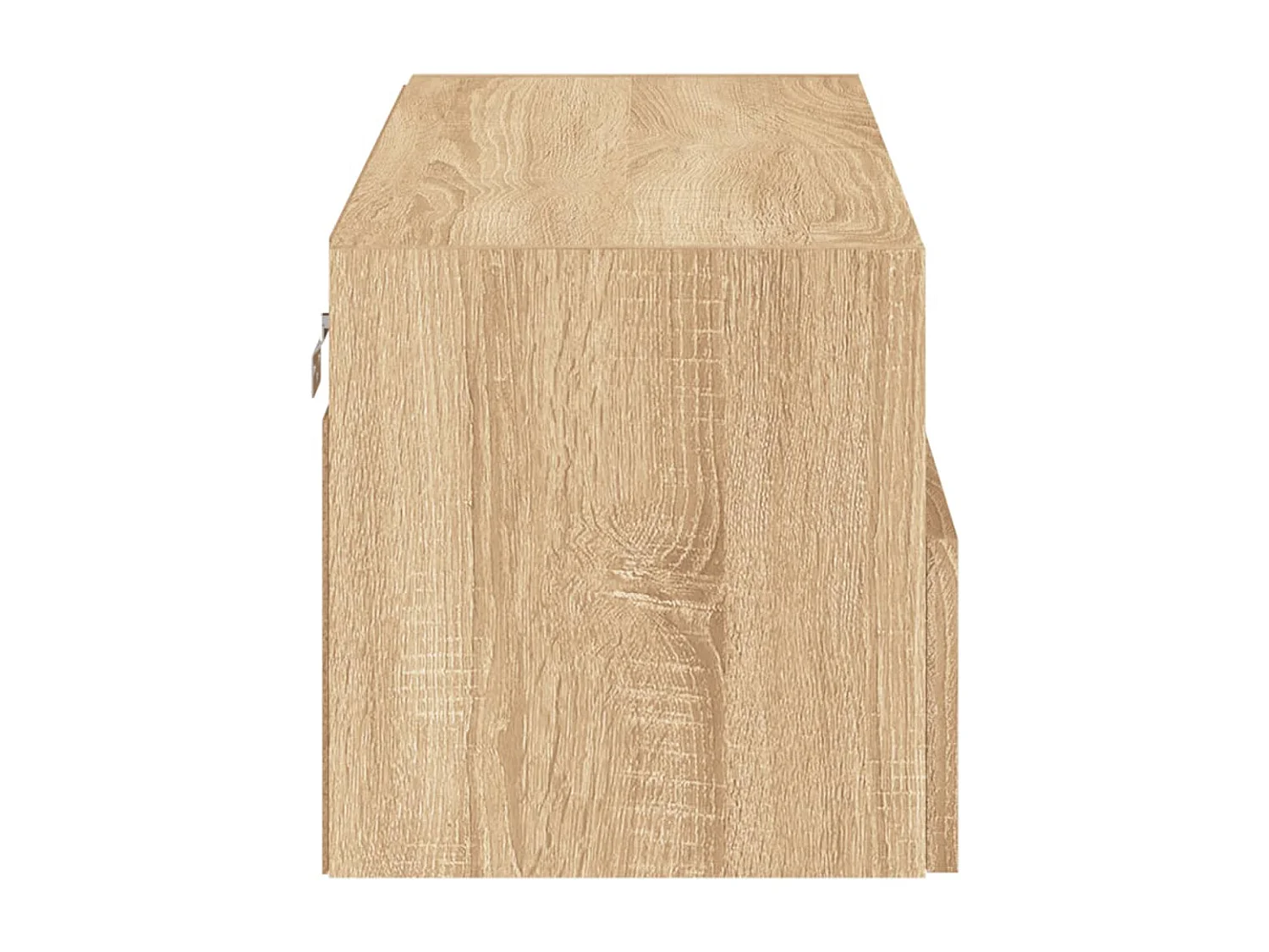 Sonoma eiken wandmeubel 80x30x30 cm bewerkt hout