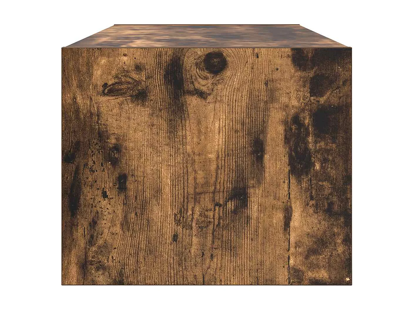 Mueble de TV 2 piezas roble ahumado 80x31x25,5 cm madera de ingeniería