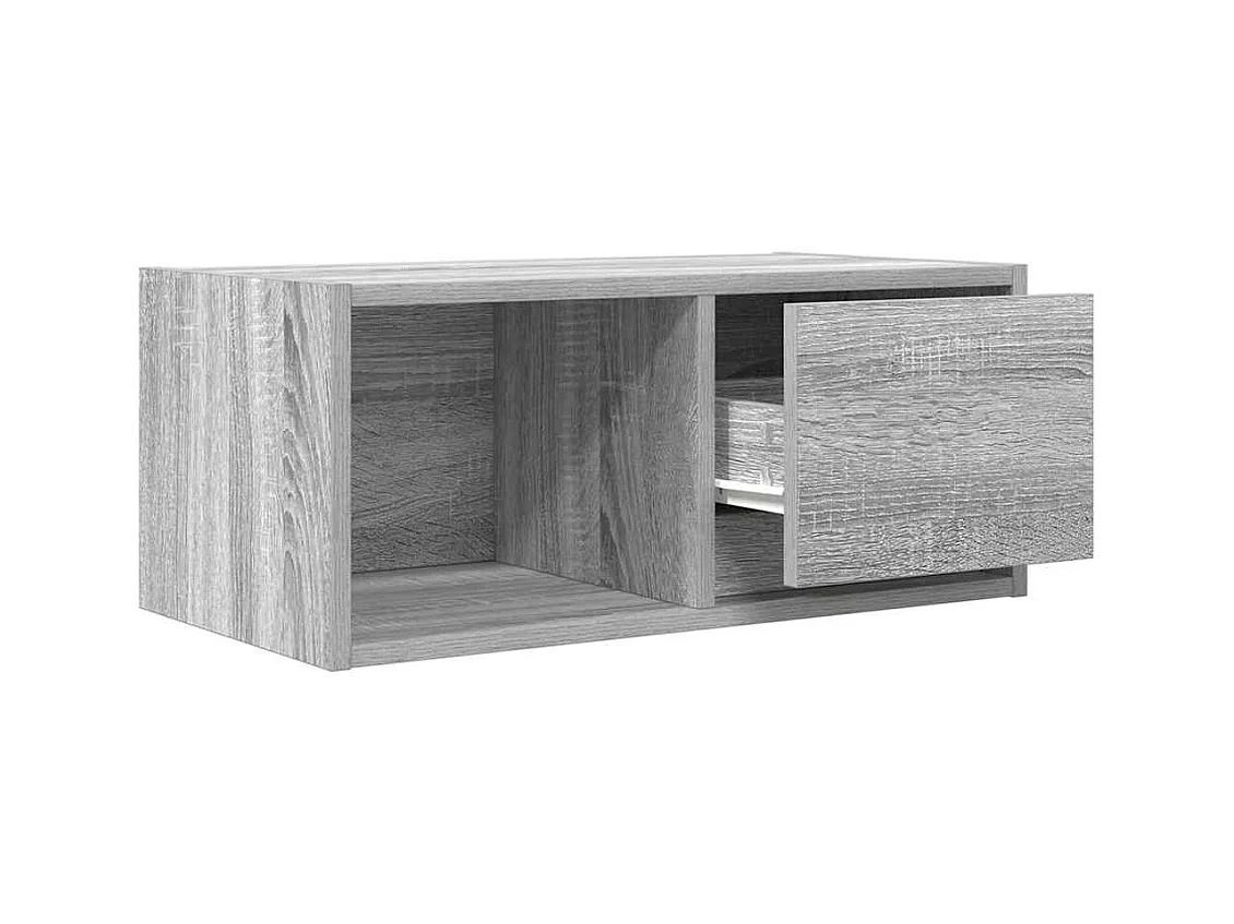 TV-kast 2 stuks Sonoma grijs 60x31x25,5 cm bewerkt hout