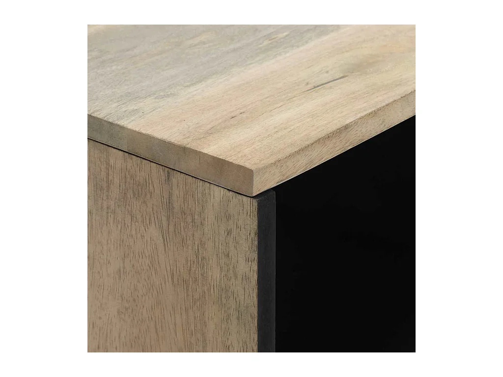 Meubles et étagères de rangement pour médias Blanc et Noir