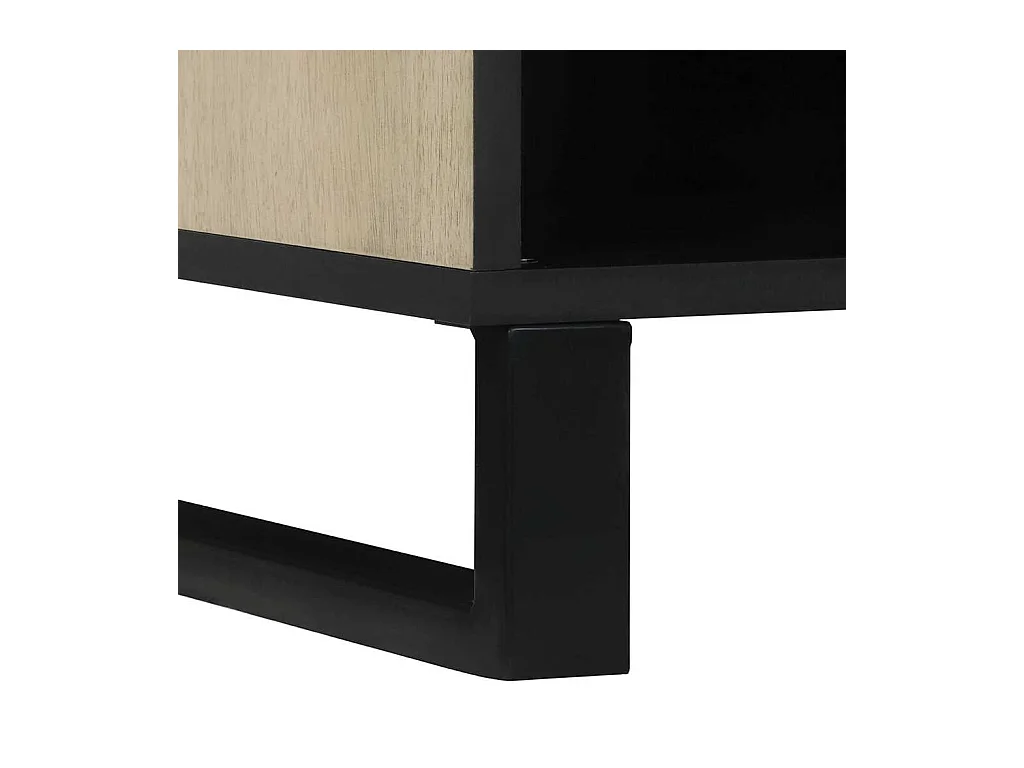 Meubles et étagères de rangement pour médias Blanc et Noir