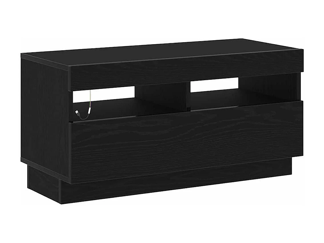 Mobile TV 3 pezzi Nero 260 x 35 x 40 cm Legno ingegnerizzato
