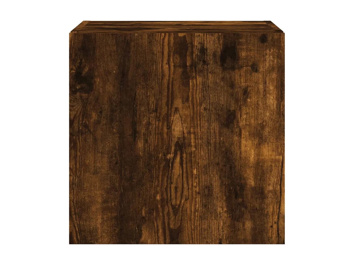 Wandmeubels met LED-verlichting 2 stuks gerookt eikenhout 40,5x35x40 cm