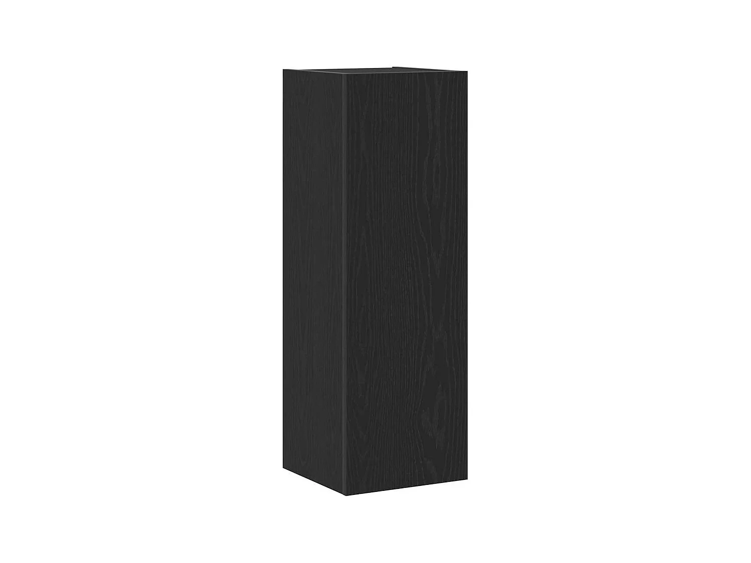 Mueble TV de pared de 2 piezas Roble negro 30,5 x 30 x 90 cm