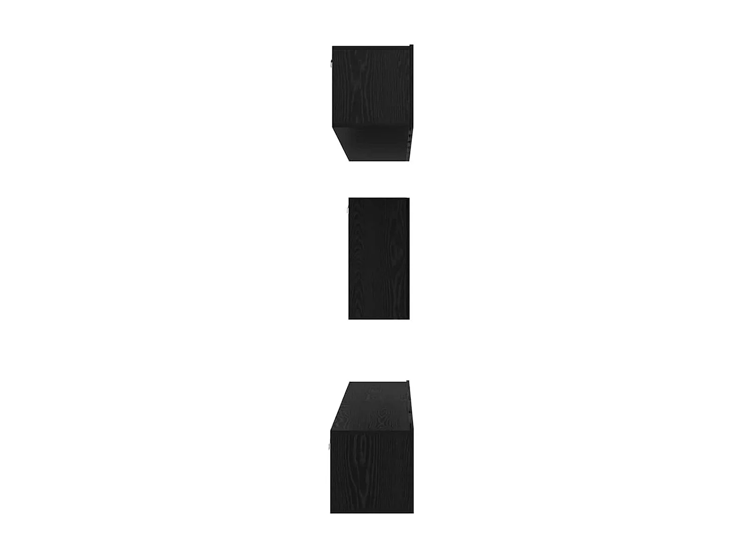 Ensemble meuble TV 6 pcs Chêne noir 100 x 30 x 30 cm